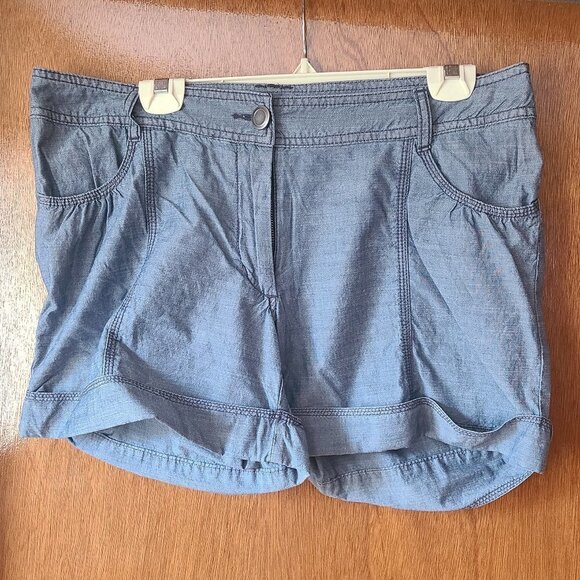 *3 for $30* Lightweight Chambray Shorts - Picture 1 of 4